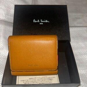 Paul Smith Tan Leather Card Holder wallet